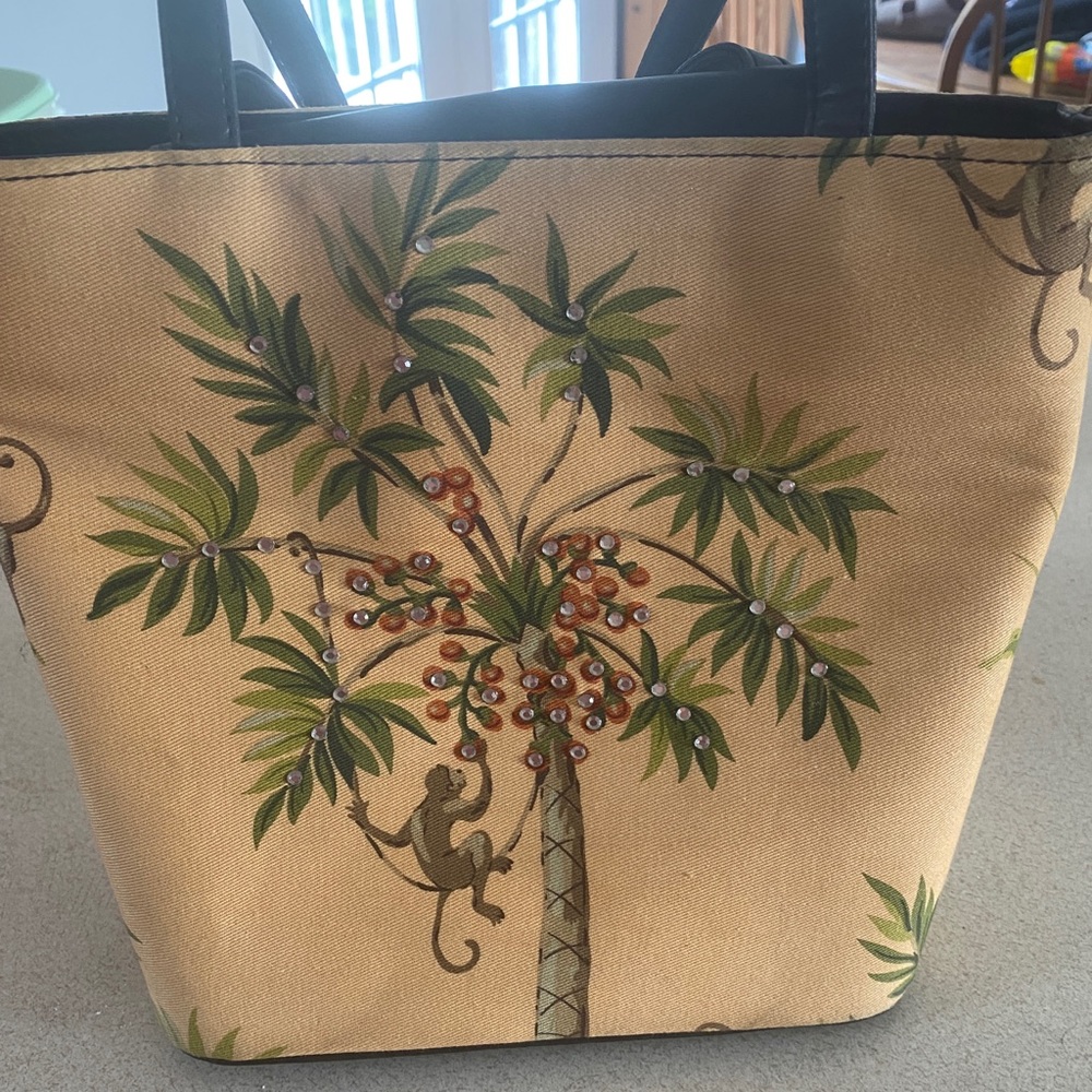 Pocketbook With Palm Trees And Monkeys. - image 1